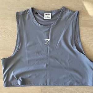 Gymshark cropped mesh training tank